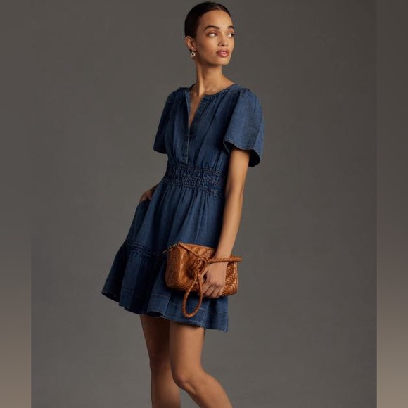 Anthropologie ‘Somerset’ Denim Dress - Picture 1 of 9